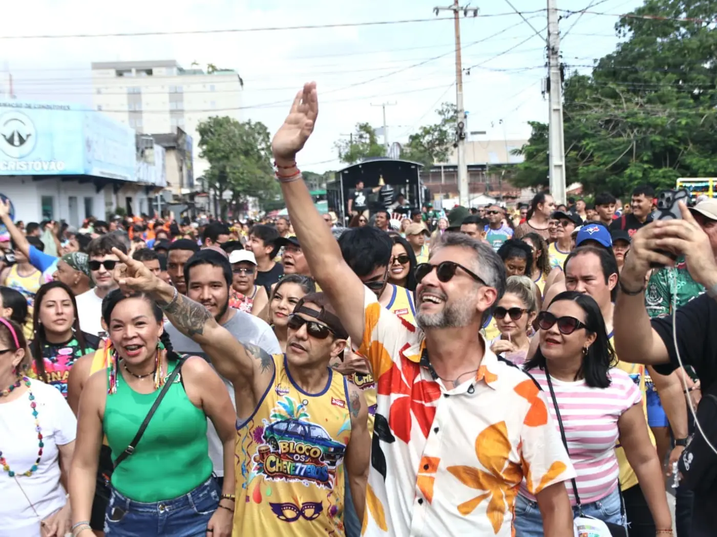 Governador Clécio Luís, durante A Banda