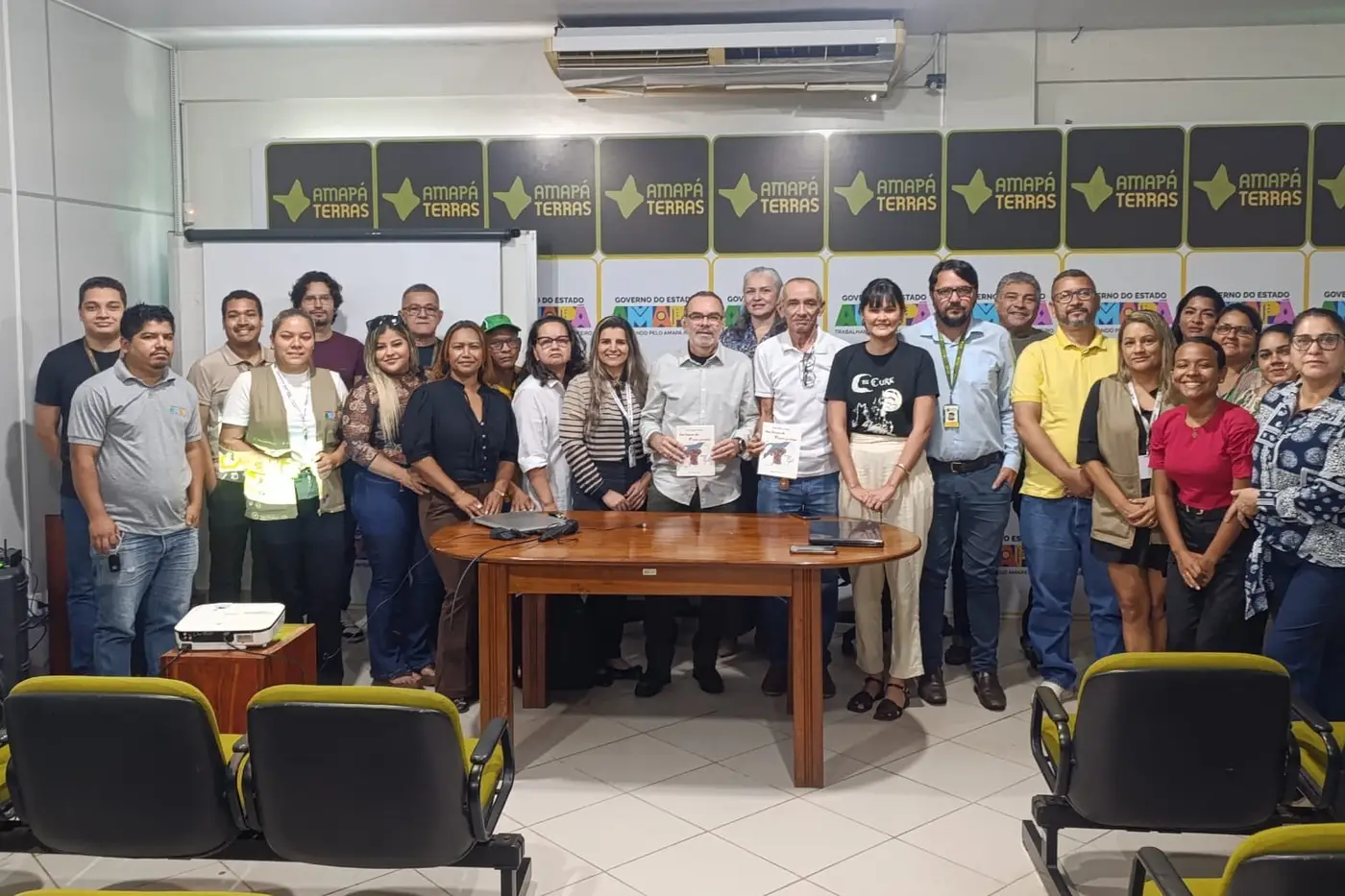 Servidores do Amapá Terras que participaram da qualificação