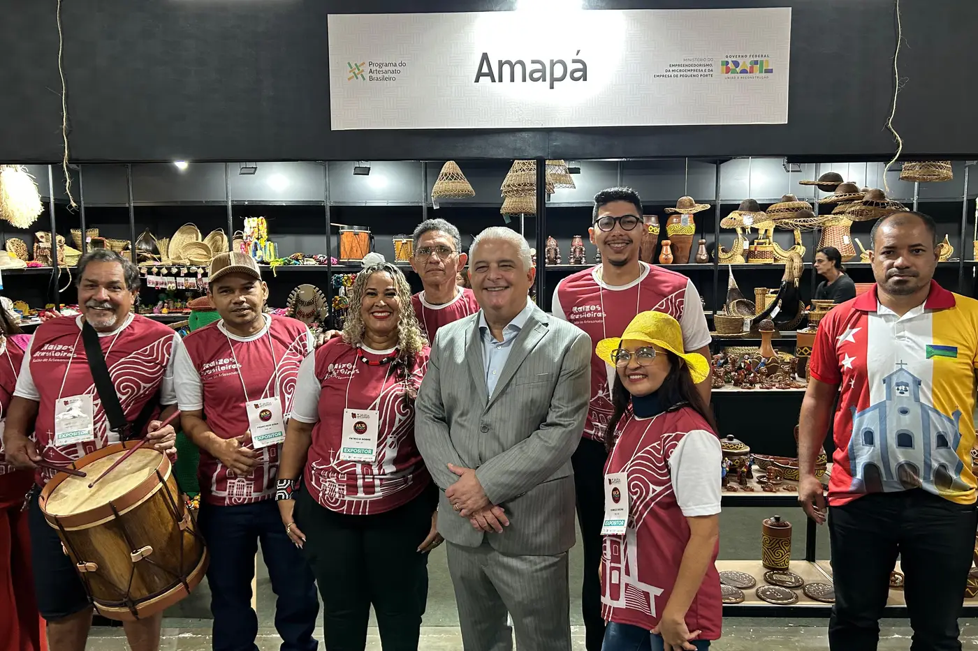 Artesãos do Amapá estiveram presentes, em 2025, no Salão do Artesanato Raízes Brasileiras, em São Paulo