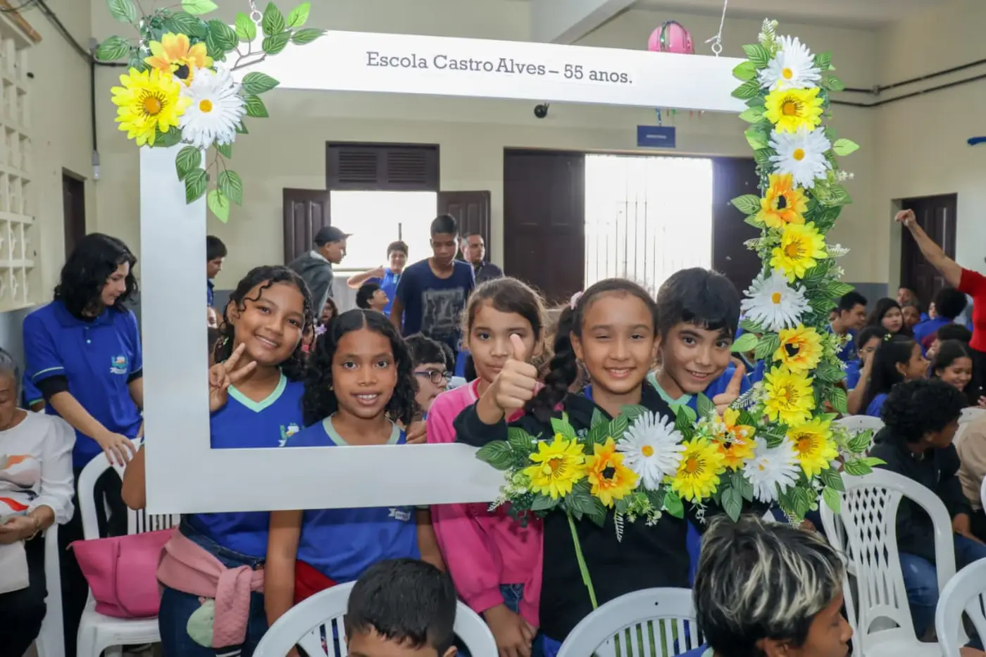 Educação em festa: Governo do Amapá celebra os 55 anos de história da Escola Estadual Castro Alves, em Macapá
