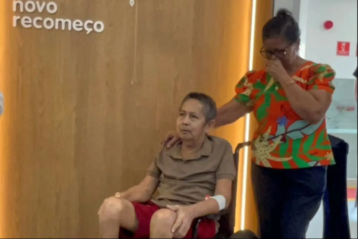 Josiel da Cruz Mendes está de alta. Ao todo, foram 15 sessões de radioterapia até a conclusão do protocolo indicado pela equipe médica