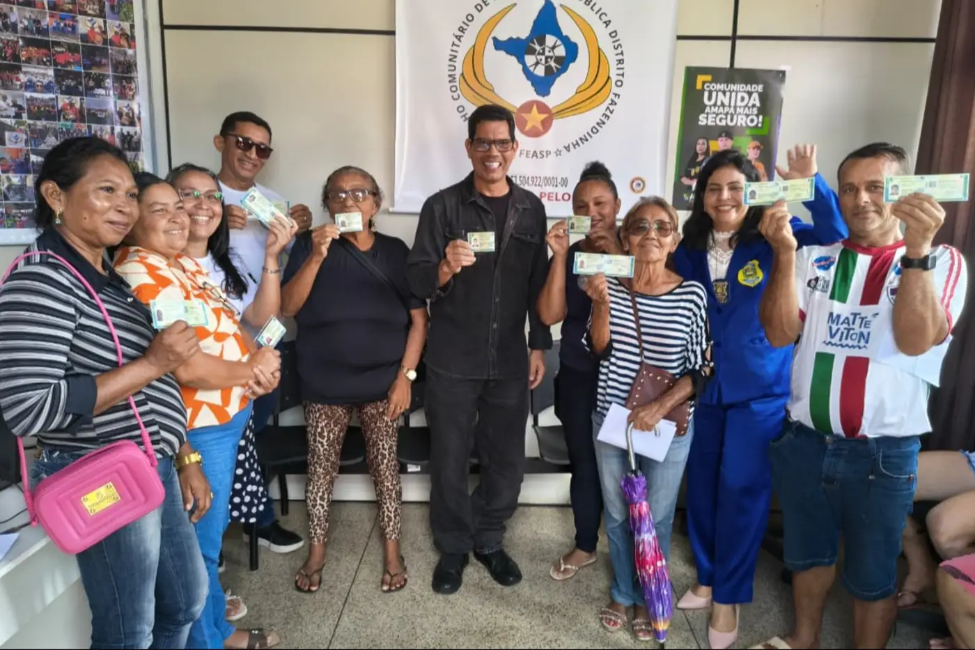 Cerca de 108 Carteiras de Identidade Nacional (CIN) foram emitidas pelo Amapá Mais Seguro nas Comunidades