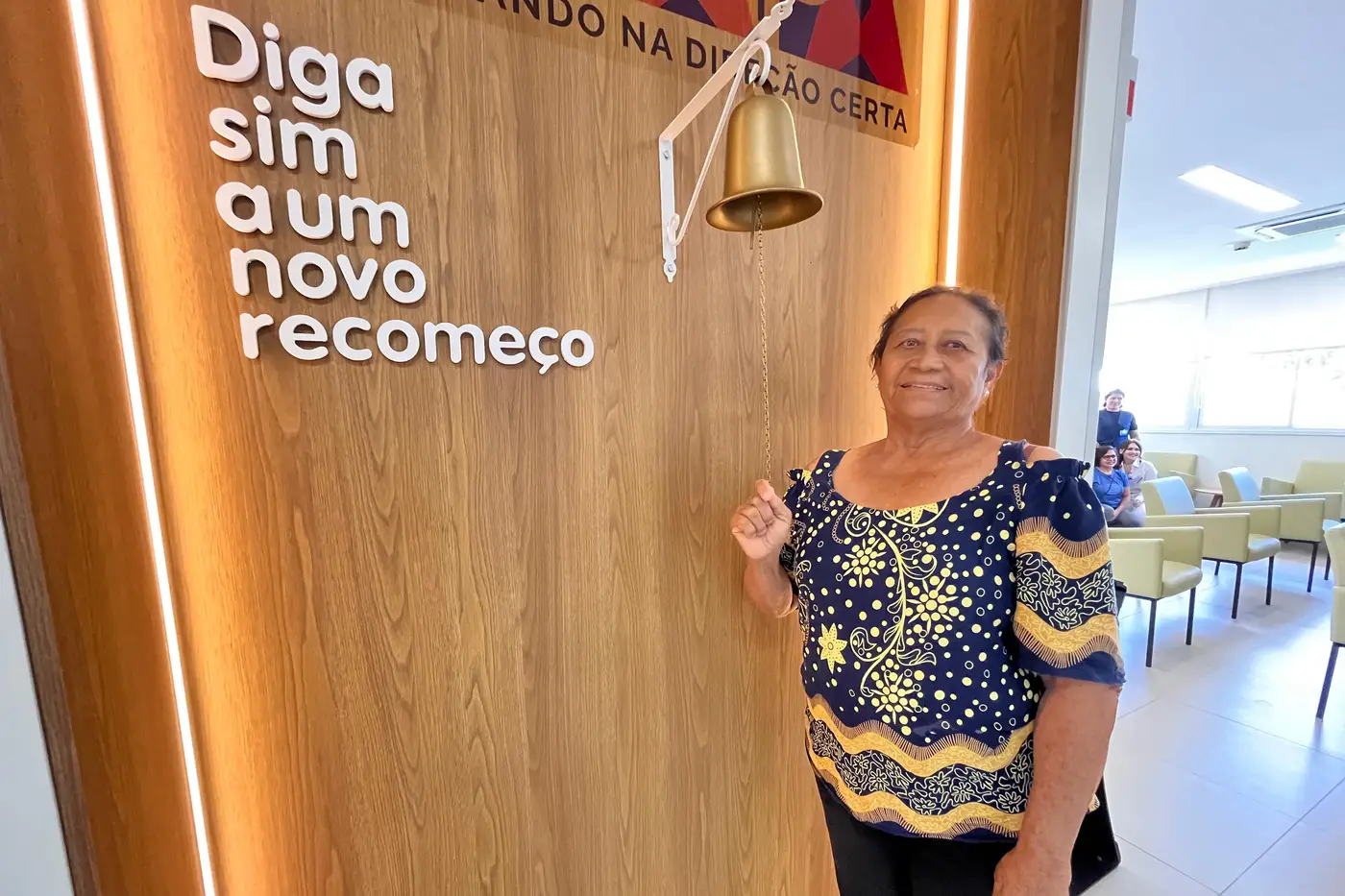 Maria Barbosa da Costa, paciente oncologica