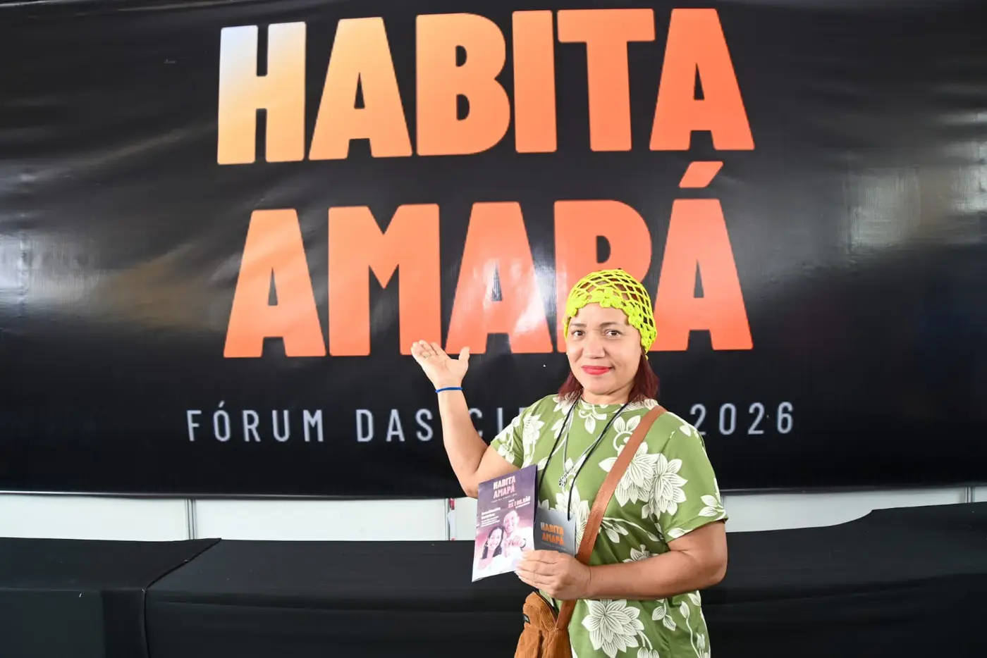 Rosilda Silva, que participa do Habita Amapá marcou presença no Fórum