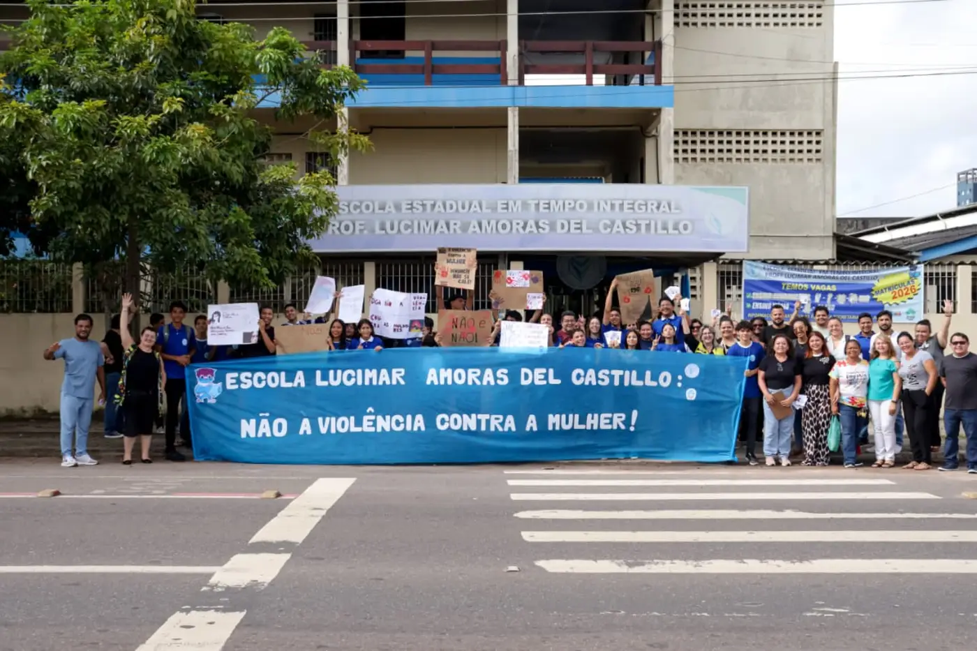 Mobilização aconteceu na manhã desta terça-feira, 31 de março