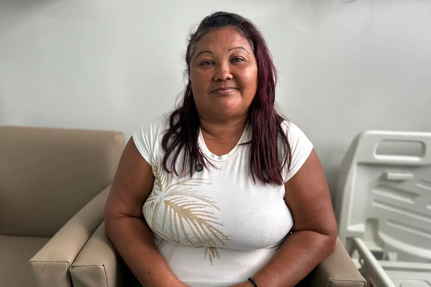 Mara Pantoja, moradora da comunidade do Abacate da Pedreira