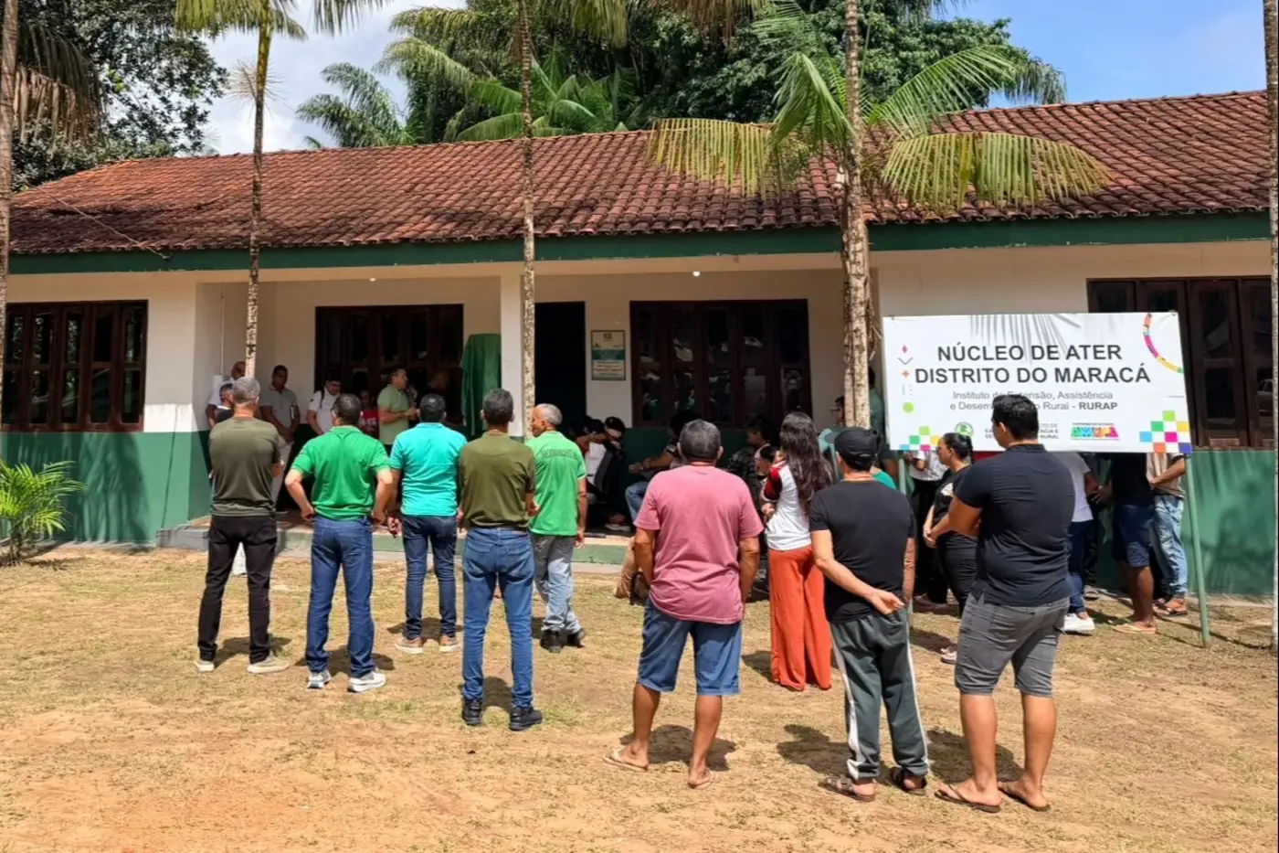 Rurap inaugura novo prédio de Assistência e Técnica e Extensão Rural (Ater) do distrito do Maracá, equipada para oferecer melhores condições de atendimento aos agricultores das comunidades e regiões adjacentes