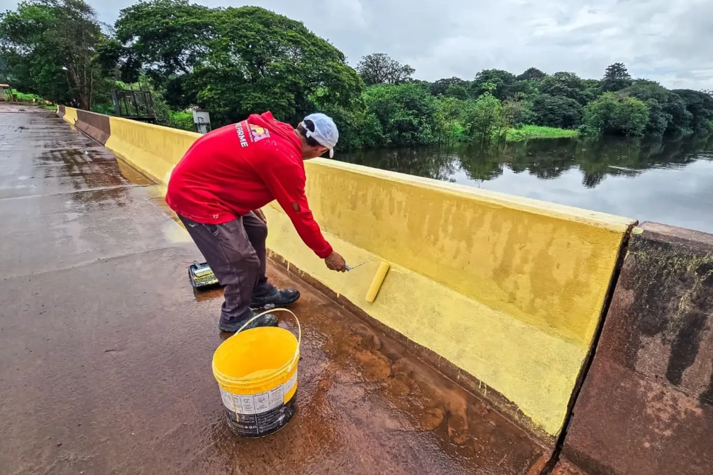 Reconstrução da ponte de acesso a Serra do Navio contou com diversos serviços