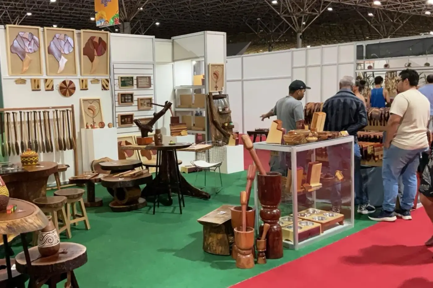 Estande do Amapá chamou a atenção no Salão do Artesanato pela variedade e qualidade das peças artesanais
