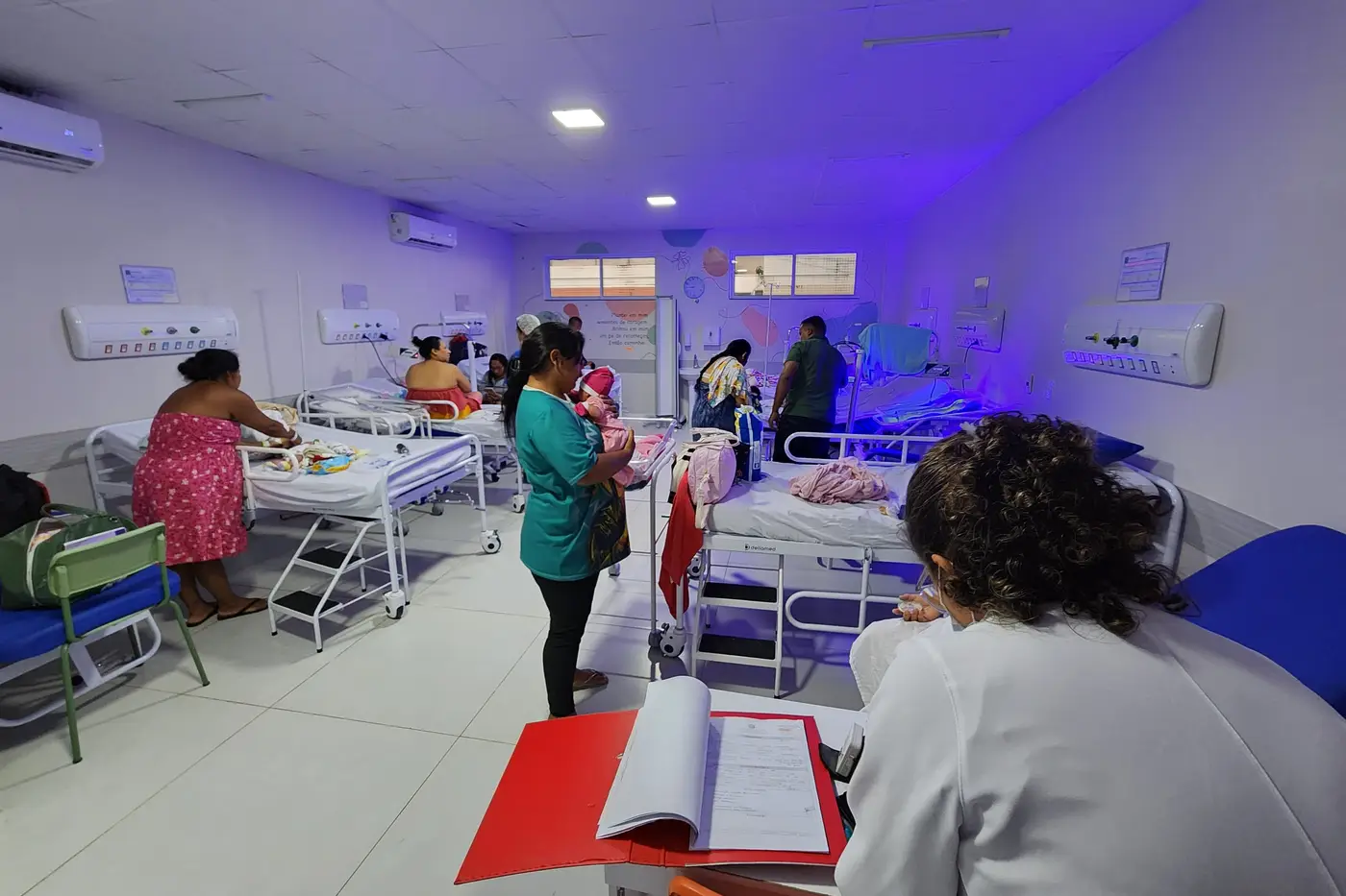 Ainda que operando acima da capacidade, HMML garante assitência a toda paciente que recorre à unidade
