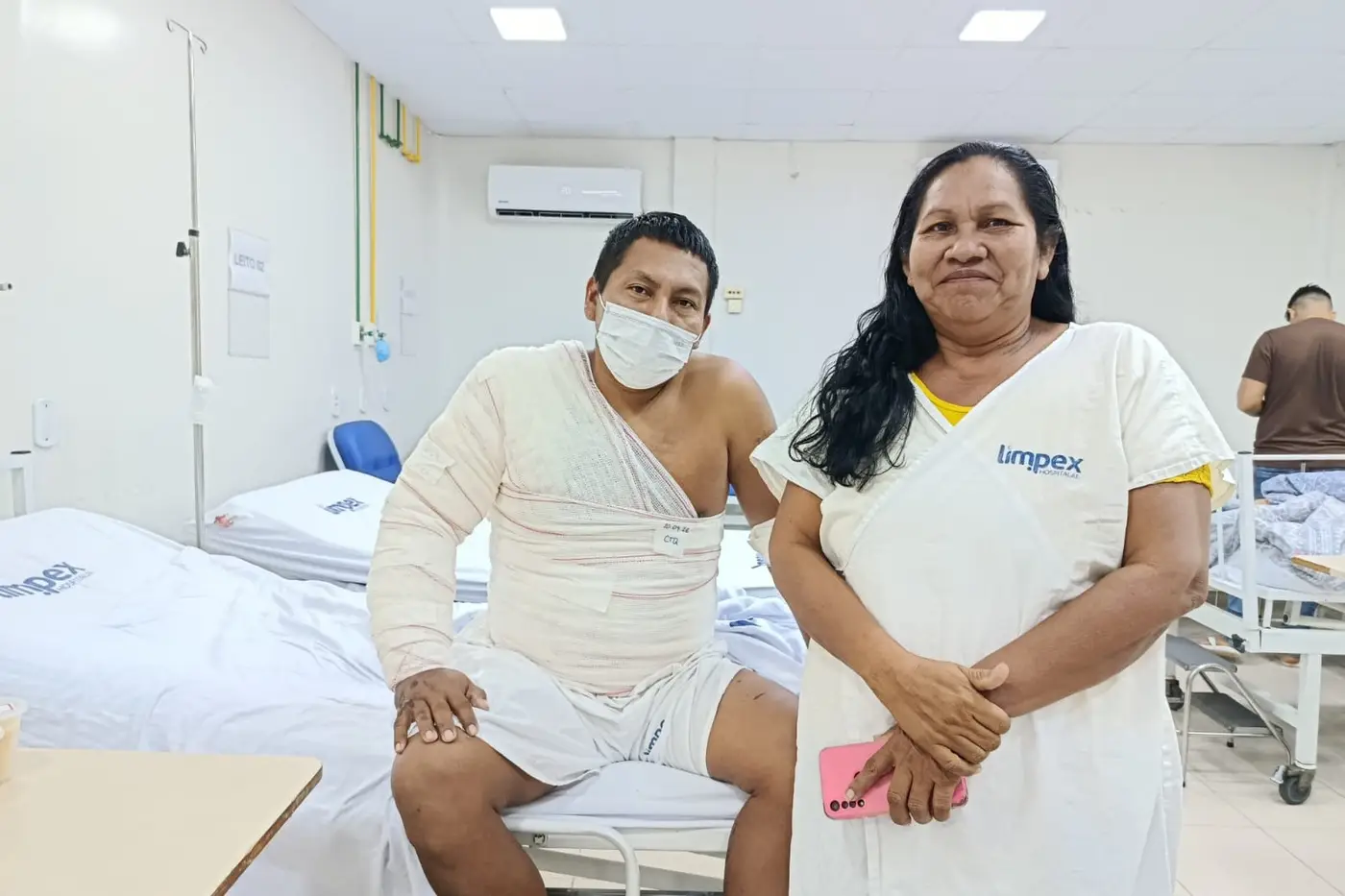 Jackson Narciso e a irmã, Lucilena Narcísio