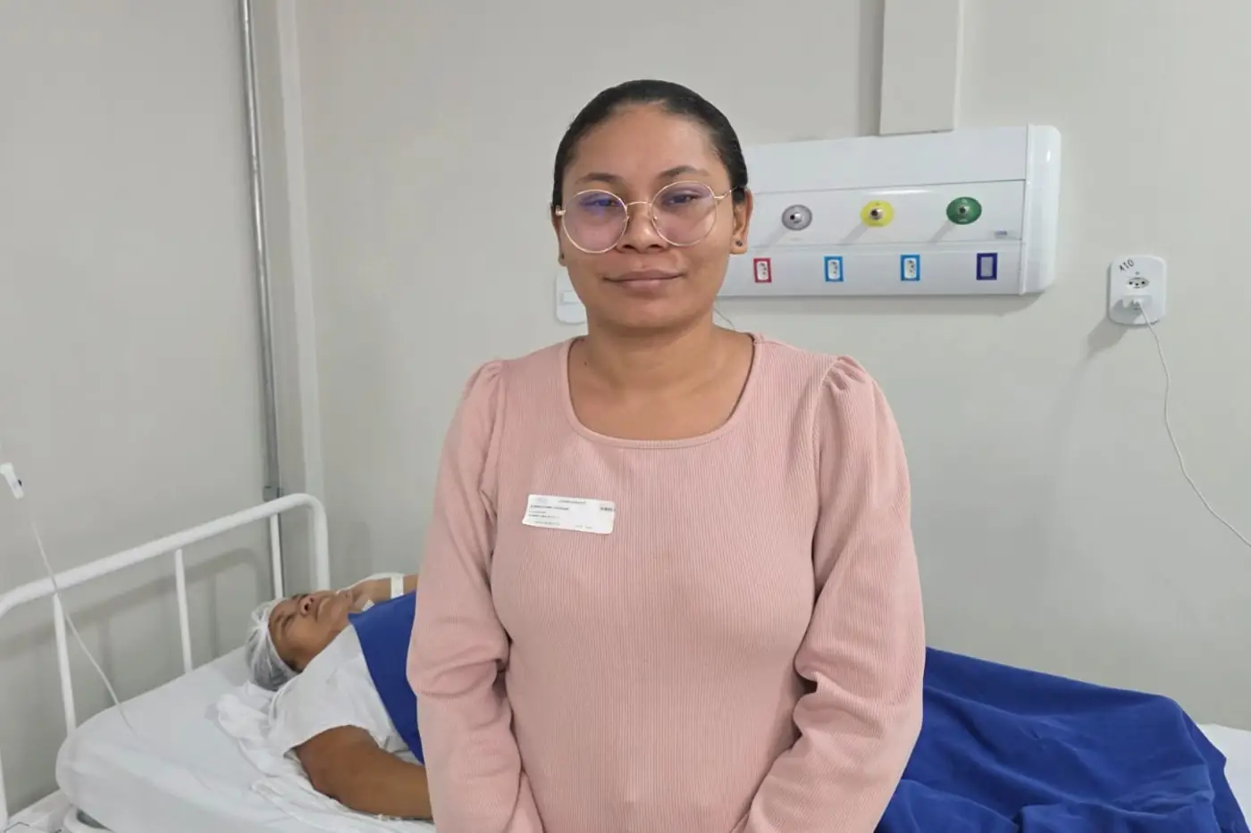 Adriele Andrade, filha da paciente