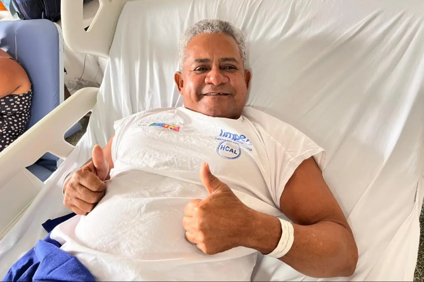 Ecivaldo do Espírito Santo, de 61 anos, encontrou no Hospital de Clínicas Alberto Lima (Hcal) o cuidado que precisava para retomar a qualidade de vida