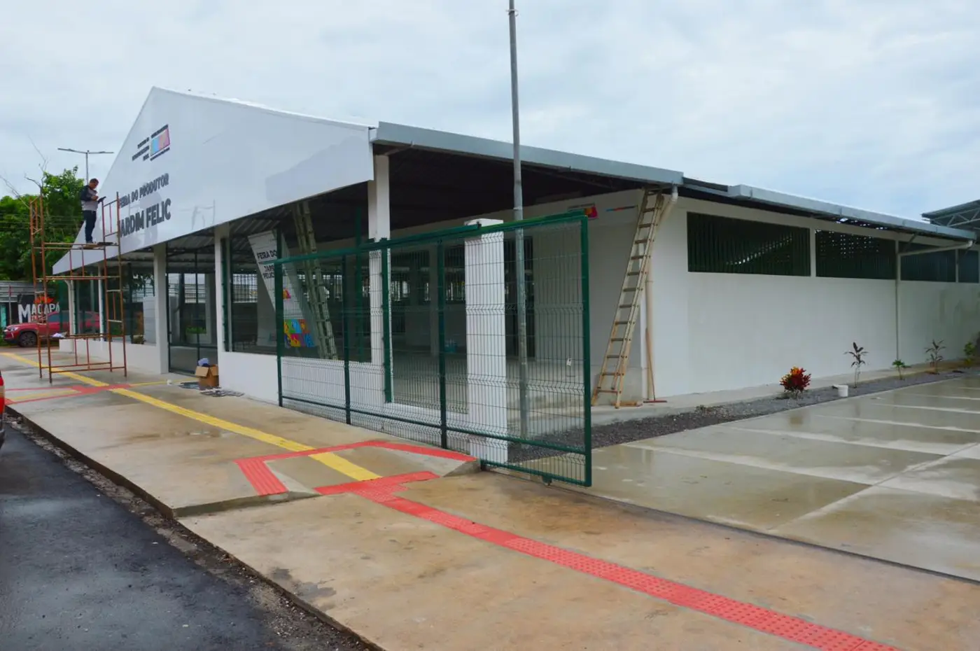 A inauguração da feira está prevista para a próxima semana