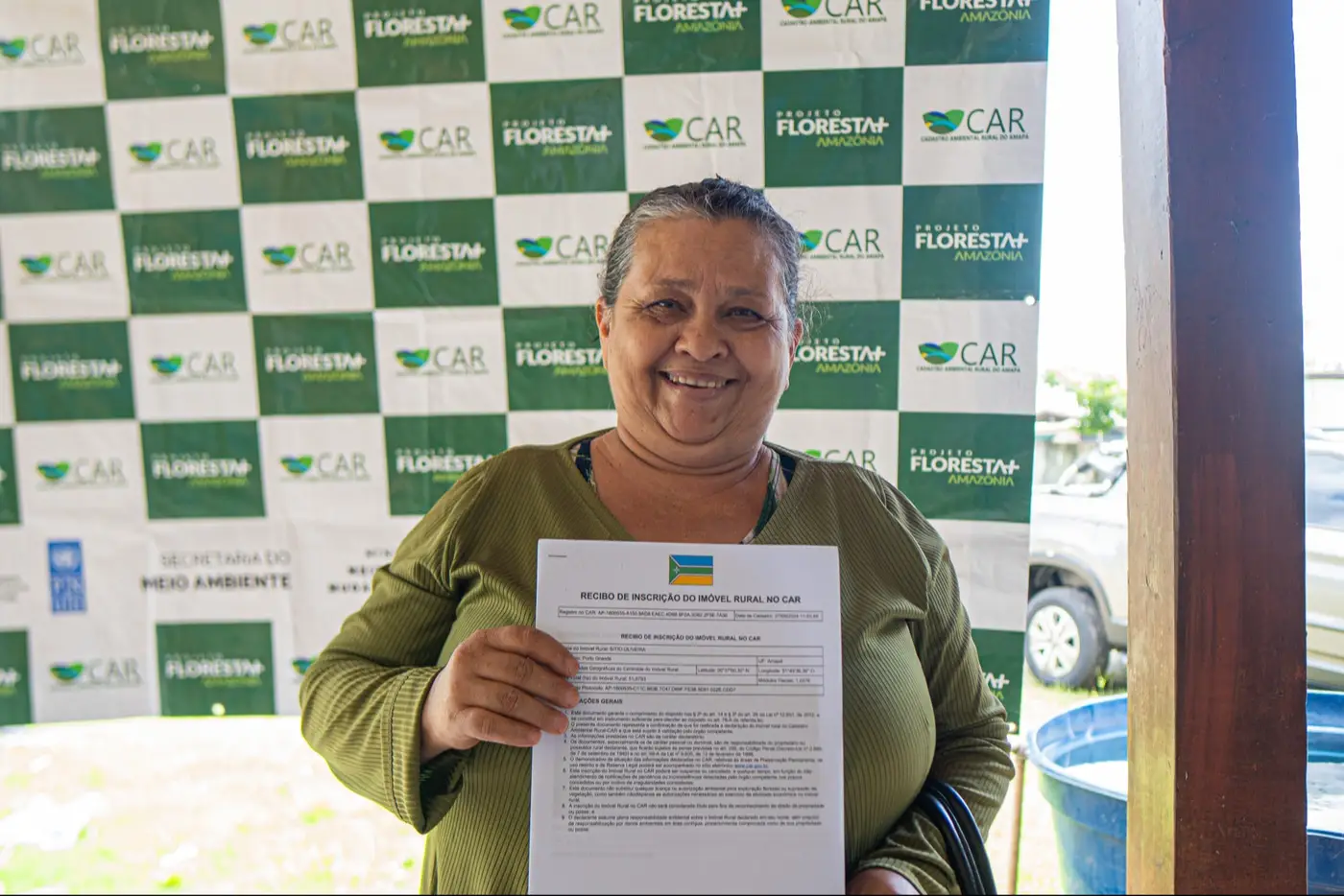 Agricultora Maria Oliveira, de 57 anos