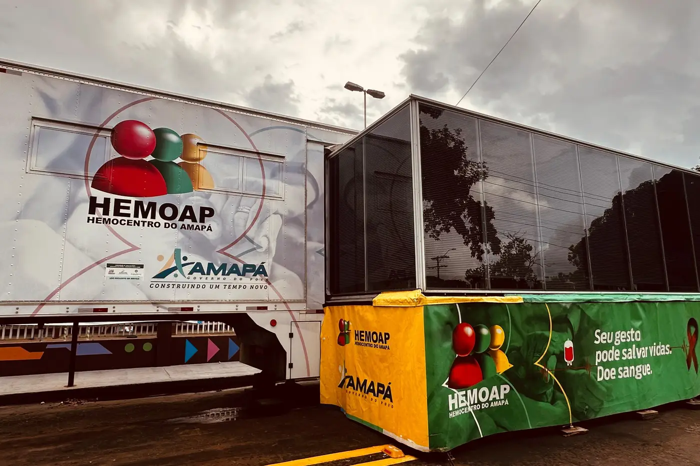 A unidade móvel permanecerá no local até sexta-feira, 15