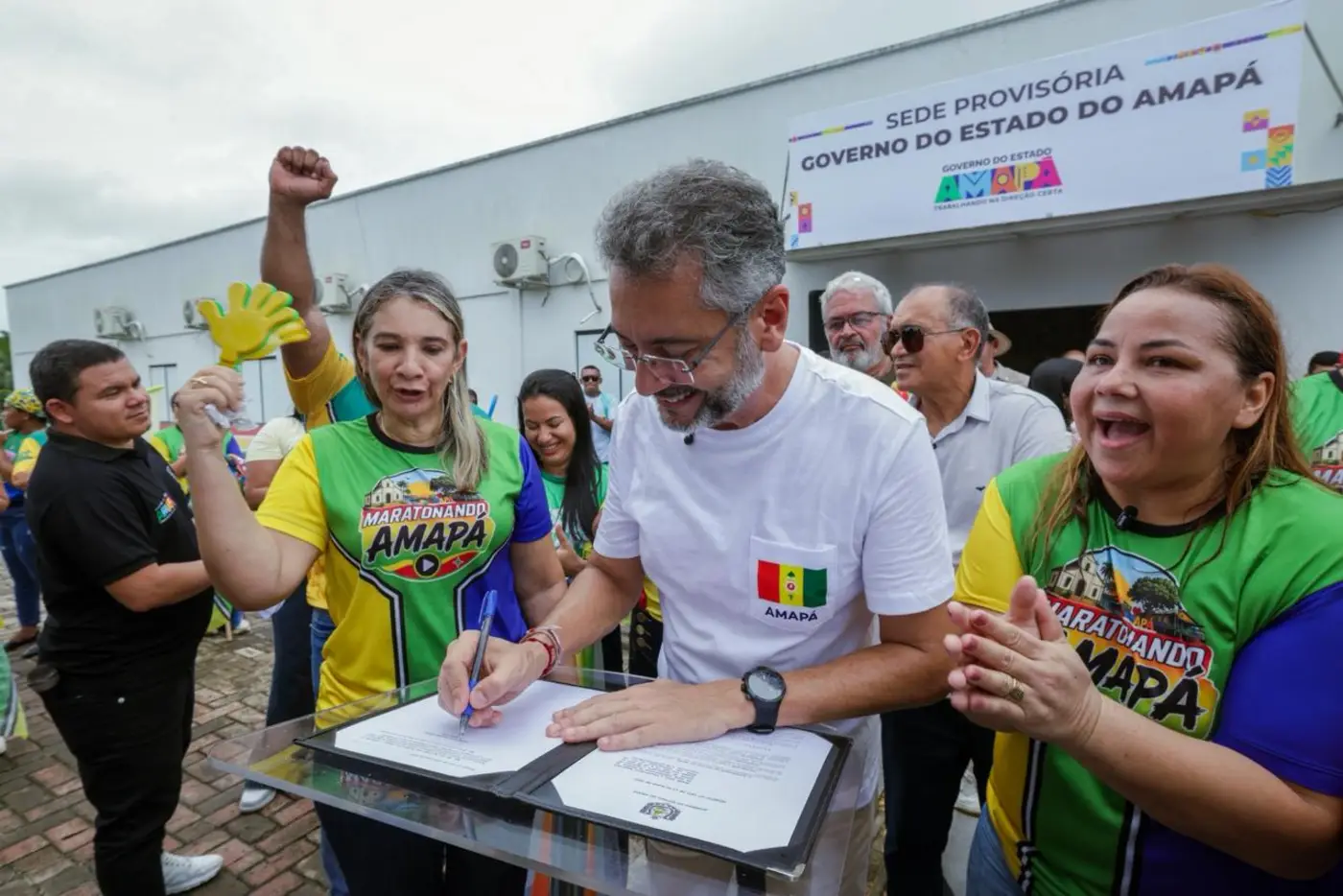 Ação simbólica leva a sede do Governo do Estado ao município de Amapá, ampliando a integração entre gestão estadual e população