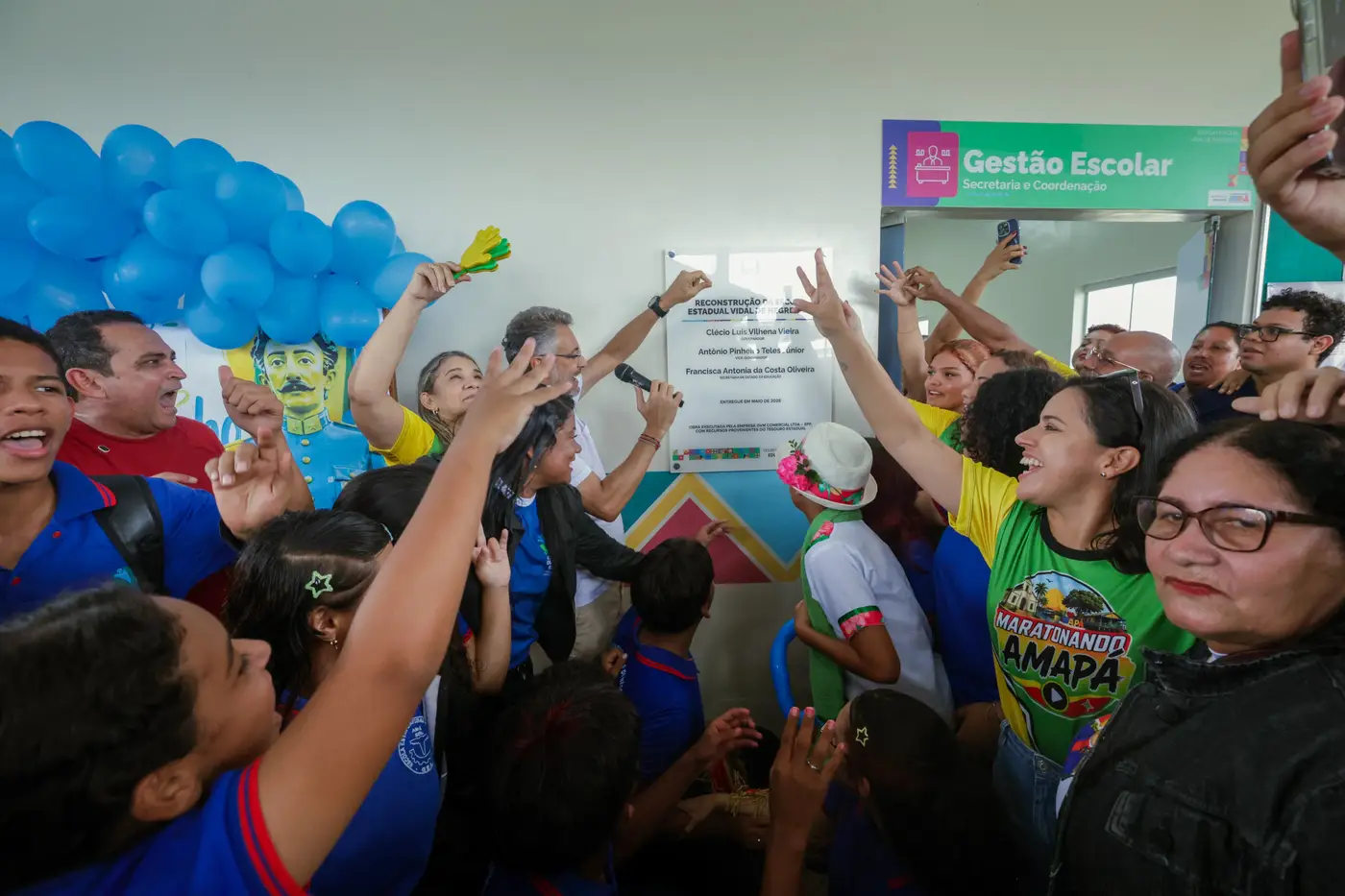 A Escola Vidal de Negreiros é a 44ª unidade totalmente reconstruída pela gestão desde 2023.