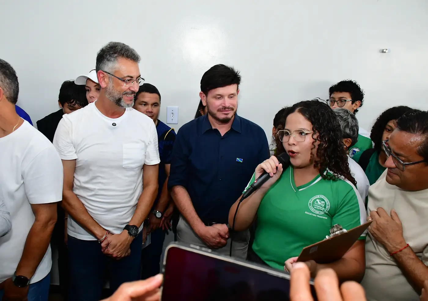 Thalita Souza, estudante, agradeceu investimentos na educação