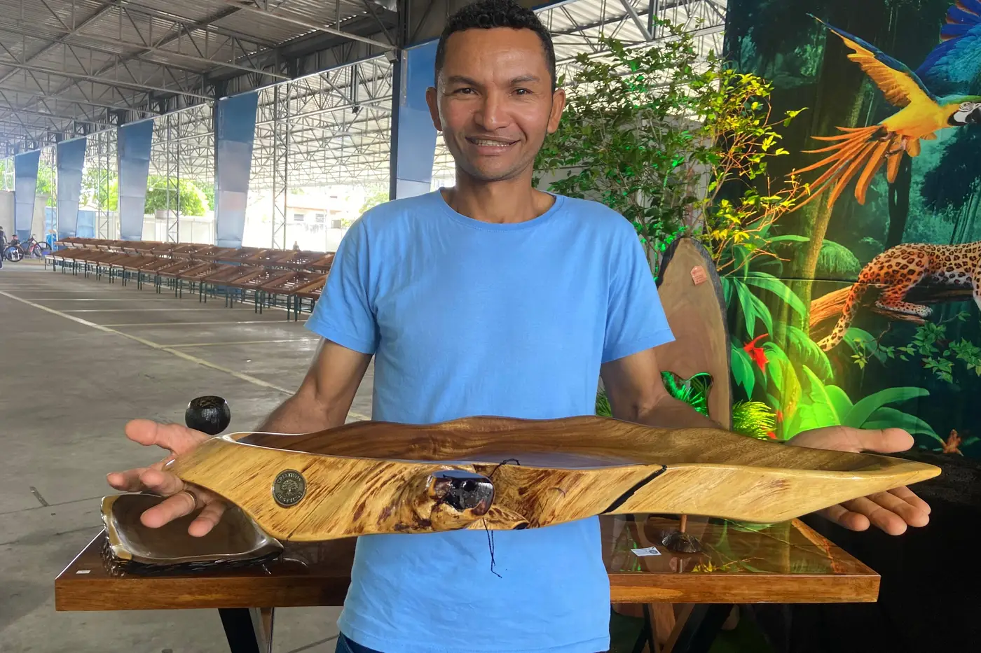 José Ribeiro sonha em expor seu trabalho no exterior por meio das oportunidades oferecidas pelo Selo Amapá