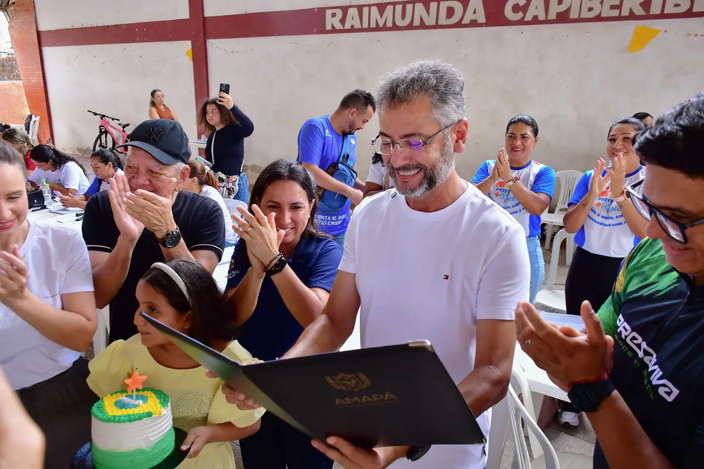 Governador Clécio Luís celebra início da obra da Casa do Artesão de Laranjal do Jari
