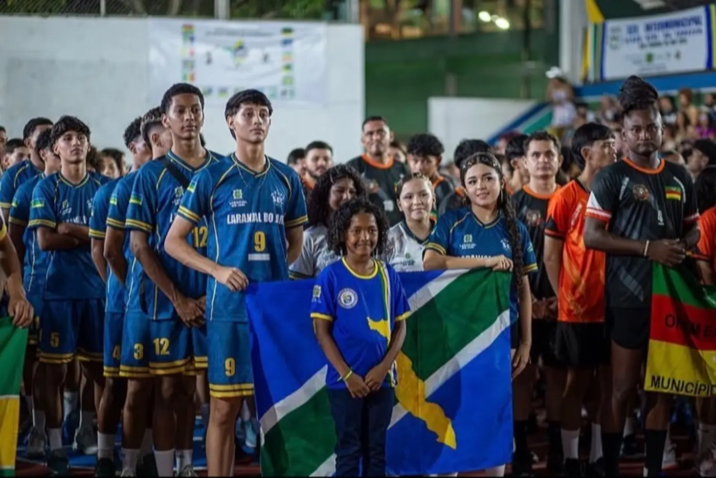 Abertura do Intermunicipal Alaur Nery da Fonseca reuniu seleções e movimentou os ginásios em Laranjal do Jari.