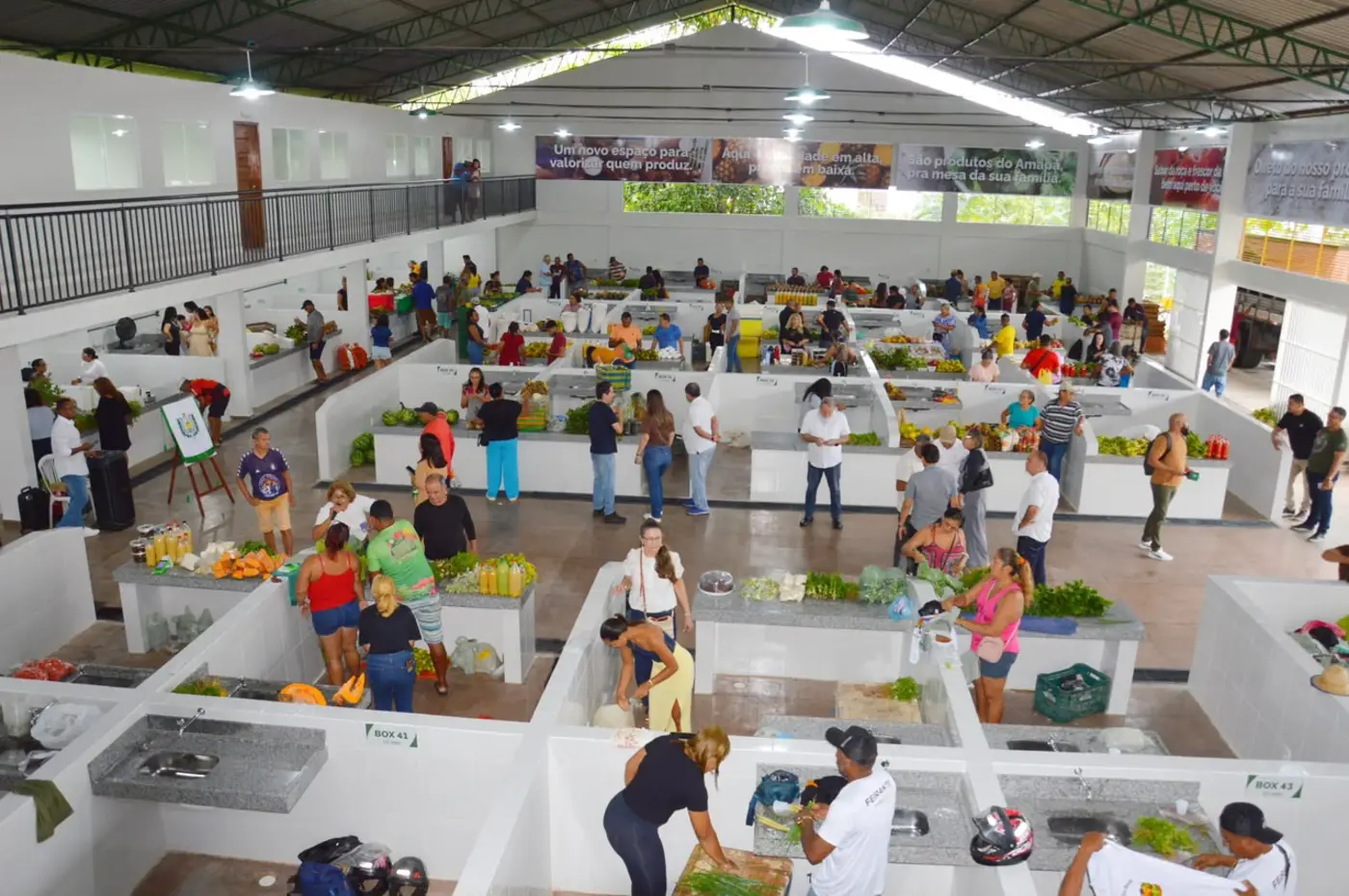 O novo espaço atenderá produtores rurais do município de Santana, Ilha de Santana, Anauerapucu e região de Porto Grande