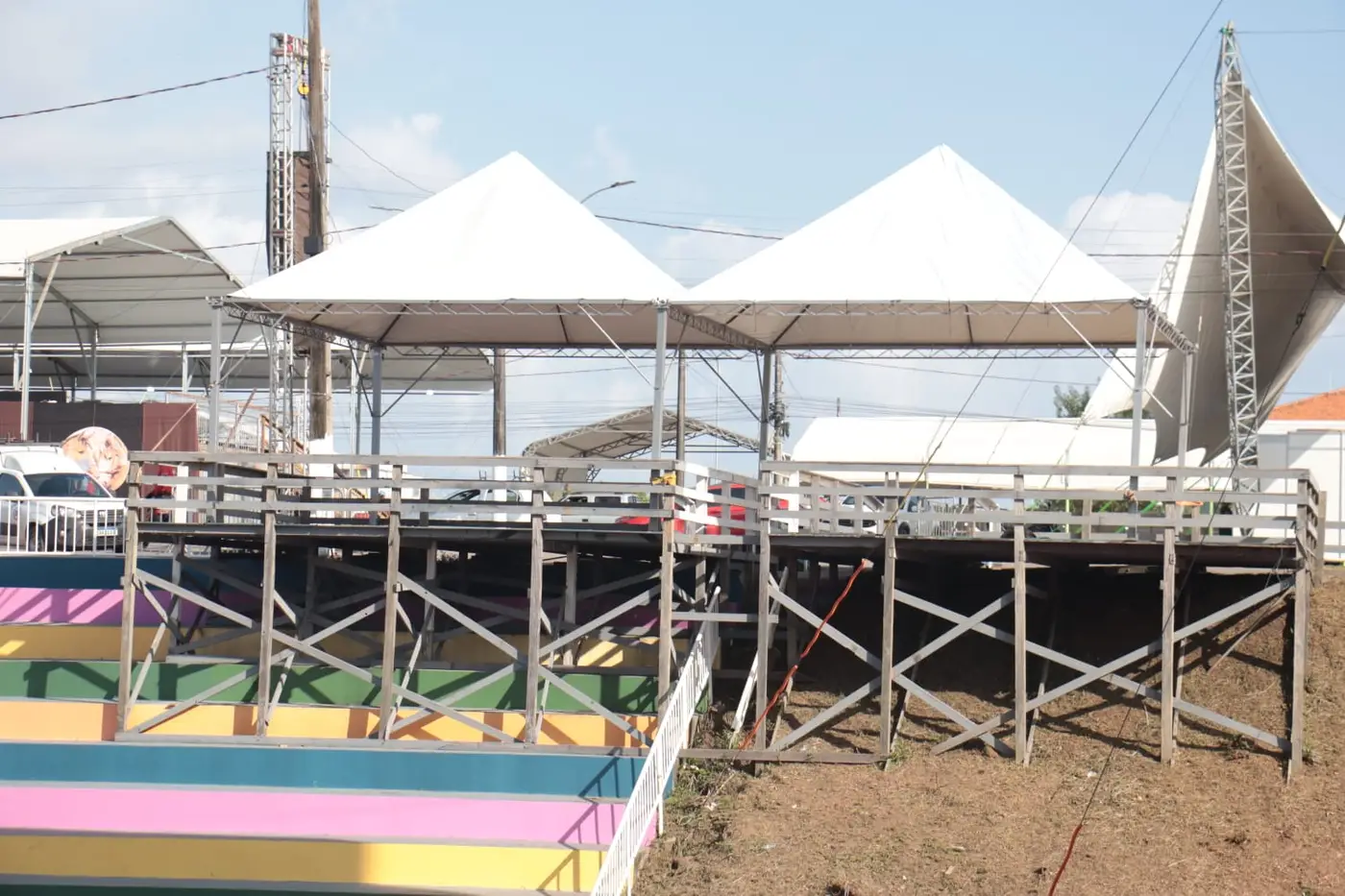 Espaço destinado a receber pessoas idosas ou pessoas com mobilidade reduzida na Expofeira