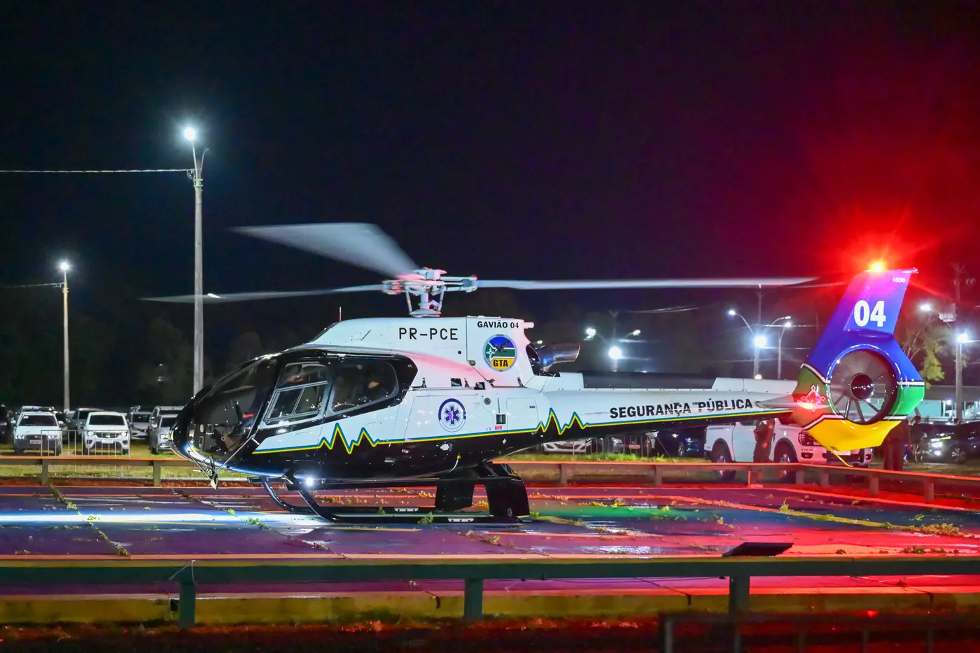 Aeronave reduz tempo médio de deslocamento de 30 minutos, por meio terrestre, para cerca de 5 minutos por meio aéreo