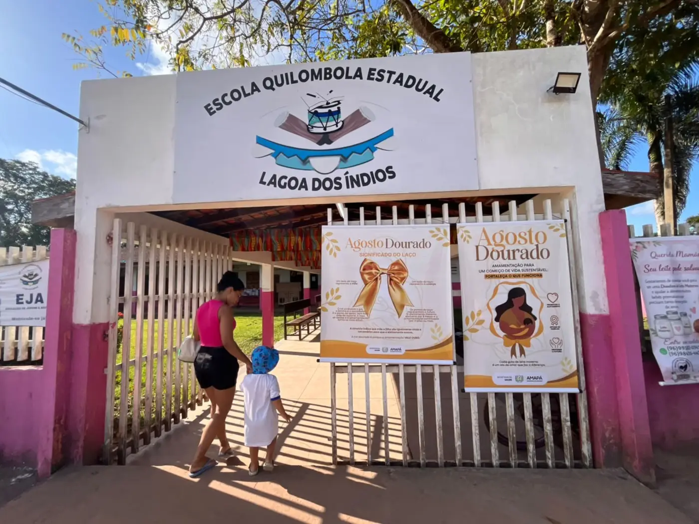 Moradores da comunidade Lagoa dos Índios tiveram acesso a diferentes serviços de saúde durante a programação do Agosto Dourado.